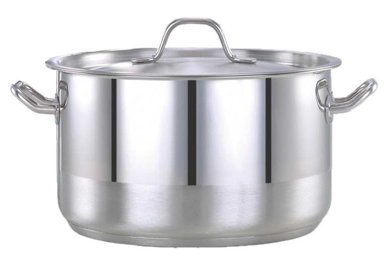 30 x 28 cm Silver/Clear GSW Stahlwaren GmbH Jumbo Cooking Pot 20 Litre 